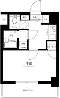 スカイコート神田第3【6階】の間取り