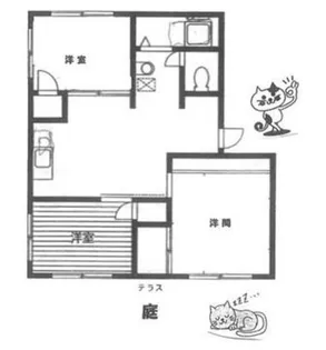 ヴィラ東林間A【1階】の間取り