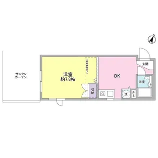 ヴィラすくも【2階】の間取り