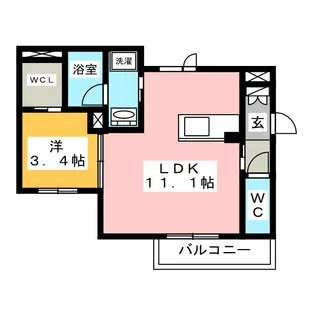 SK IV【1階】の間取り