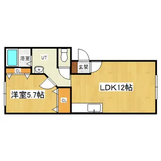 ノースショア【1階】の間取り