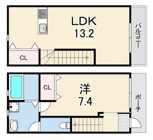 MERCURE COURT【1階】の間取り