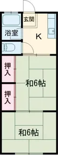 ランピードB【1階】の間取り