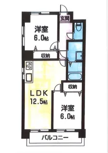 元新マンション【4階】の間取り