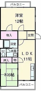 ベレポック水上屋ビル【9階】の間取り