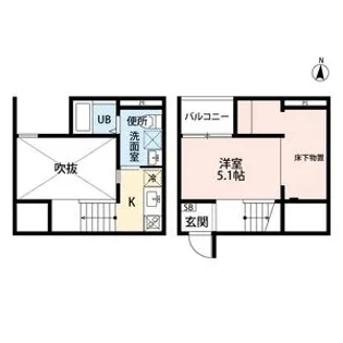REFINED TASTE 三吉(リファインド【1階】の間取り