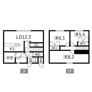 メゾンドK・I【1階】の間取り
