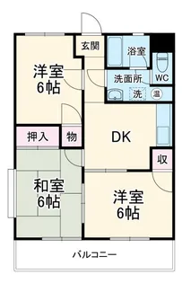 コーポ長池【2階】の間取り