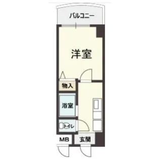 HOPE CITY天神橋【4階】の間取り