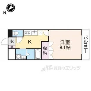 メゾン花水木【1階】の間取り