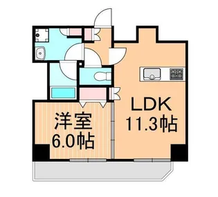 メインステージ北千住VII【2階】の間取り