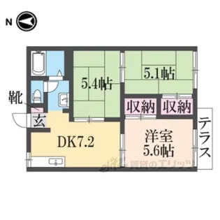 ハイツまほろぼ【1階】の間取り