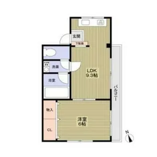 パームコートモズ【2階】の間取り