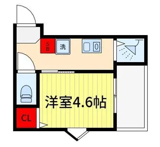 アイウシ梅島【2階】の間取り