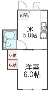 アズ新宿【1階】の間取り