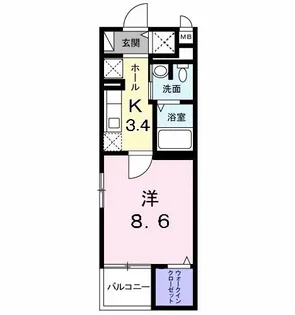 マーベラス【2階】の間取り