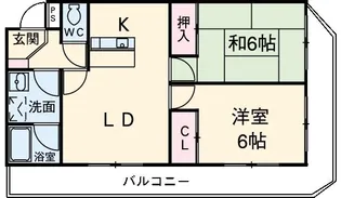 K’sマンション大門【3階】の間取り