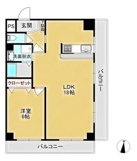 コルテージュII【1階】の間取り