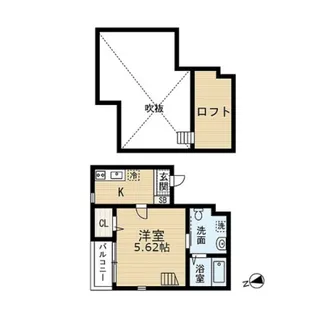 ラヴィータ箱崎【2階】の間取り