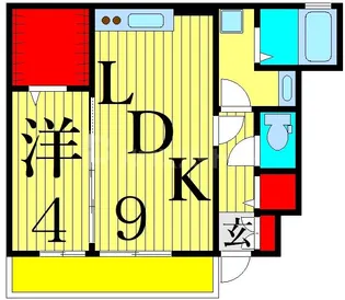 シャルマンフルールI【1階】の間取り