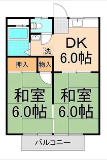 コーポラスローリエ【2階】の間取り