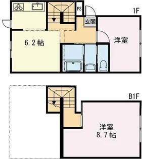 マースコーポ東中野の間取り