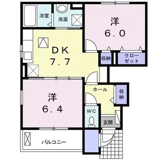 ポパイ【1階】の間取り
