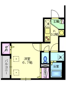 First Crane(ファーストクレイン)【2階】の間取り