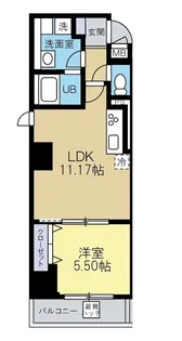 MAISON M K MAISON M K【6階】の間取り