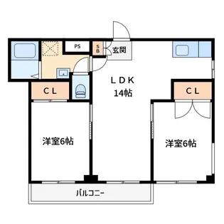 安田ビル【2階】の間取り