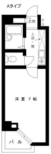 ベルシティ米ヶ袋リバース【2階】の間取り