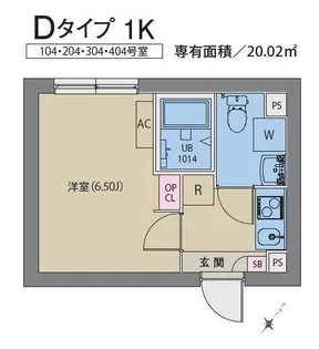 AXIA M-City武蔵小山【2階】の間取り