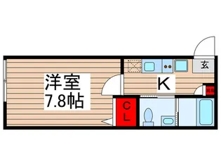 プラト-松戸戸定【3階】の間取り