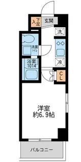 アーデン門前仲町【3階】の間取り