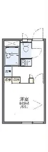 レオパレスグリーンゲート【1階】の間取り