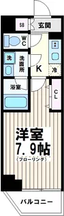 クレイシアIDZ芦花公園【8階】の間取り