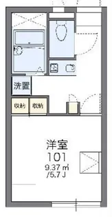 レオパレスリブラ【2階】の間取り