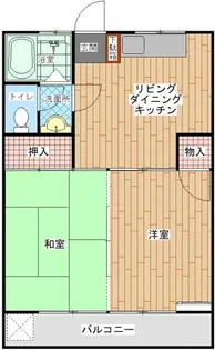 岡村ハイツ【1階】の間取り