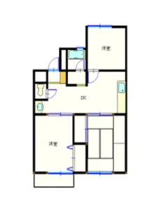 マエザワ第2コーポ【2階】の間取り