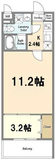アルファコート常盤台2【1階】の間取り