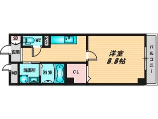 ヴィラ ヴィオラ【2階】の間取り