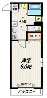 ヴァン・クレール【2階】の間取り