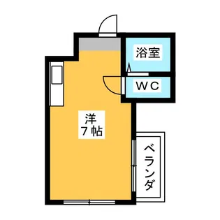 オラシオン人宿II【6階】の間取り