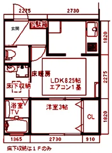 サイプレスセンター北【2階】の間取り