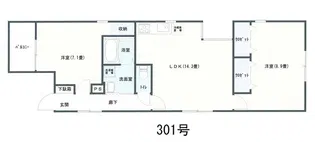 清水ビル【3階】の間取り