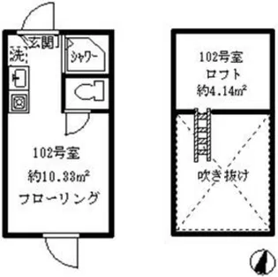 ソフィアキュート【1階】の間取り