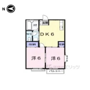 プリメールスカイハイツ【2階】の間取り