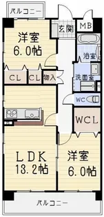 レストポイント池花【3階】の間取り