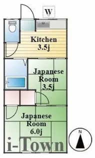 弥平荘【2階】の間取り