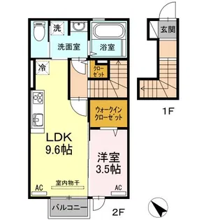 ネヘレスコール【2階】の間取り